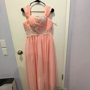 Adjustable Pink Formal Dress (Size 4 and Up!)